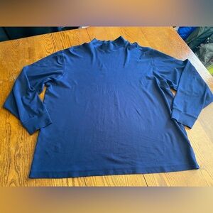 Cremieux Mock Turtleneck Shirt Sz Large